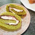 みきゅうり's cooksnap of when they made 糖質制限！大豆粉で抹茶ロールケーキ.