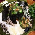 アルパージュ's cooksnap of when they made オクラめかぶ納豆とろろそば.