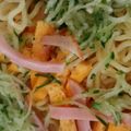甘党ですが's cooksnap of when they made 素麺で冷やし中華☻タレも簡単すぐ出来る♪.