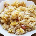 あーぽん27's cooksnap of when they made 簡単！ごま油香るおこげつき卵チャーハン.