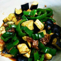 quinne's cooksnap of when they made レンジで簡単！なすとピーマンのおかか和え.