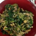 ickoo's cooksnap of when they made ゴーヤとニラのチャンプルー.