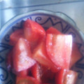 ☆しいたんママ☆'s cooksnap of when they made きゅうりとトマトのごま油和え.
