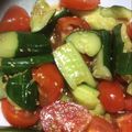 ＊pachi's cooksnap of when they made トマトキュウリで 箸休めにもサラダにも♪.