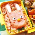 とこきち's cooksnap of when they made スパム®うさぎのケチャップライス弁当.