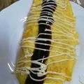 sayusami's cooksnap of when they made キャベツと卵のみ！お好み焼き風オムレツ.