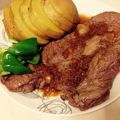 せーぬ's cooksnap of when they made ステーキに♪和風オニオンソース.