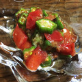 チェロたん's cooksnap of when they made オクラとトマトでちゃちゃっと夏の１品.
