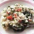 料理の女神's cooksnap of when they made 小松菜としらすのペッパー炒飯.