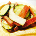 chibi＊yuki's cooksnap of when they made 簡単♡エリンギとズッキーニのベーコン炒め.