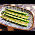 Cookじゃす's cooksnap of when they made 簡単おつまみ＊オクラのレンジ蒸し。.