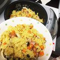 ・さや's cooksnap of when they made 茸とウインナーの炊き込みカレーピラフ♫♬.