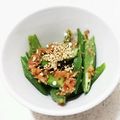 男の子4人のママもっち's cooksnap of when they made 夏にピッタリ！オクラの梅和え！.