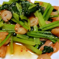 ママのたまご's cooksnap of when they made 簡単♪海老と青菜のオイスターソース炒め.
