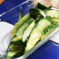 1124kyo's cooksnap of when they made きゅうりのからし漬け.