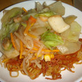 mikiha5's cooksnap of when they made 簡単かた焼きそば！.