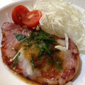 ゆみらんたん's cooksnap of when they made 和風・さっぱりハムステーキ(大根おろし).