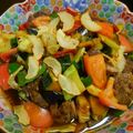 れおぽるど９'s cooksnap of when they made ズッキーニとアスパラのステーキサラダ.