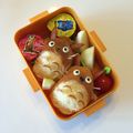 あきとｍａｍａ's cooksnap of when they made キャラ弁☆トトロールパンサンド☆.