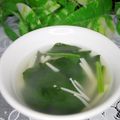 mielle's cooksnap of when they made のらぼう菜も仲間入り♪かきたまスープ.