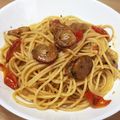 Co−blue's cooksnap of when they made ホタテとトマトのジェノベーゼソースパスタ.