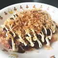 ♡tmk☆'s cooksnap of when they made フライパンひとつで♪デカたこ焼き.