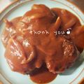 GoGo島みかん's cooksnap of when they made 柔らか＊我が家の煮込みハンバーグ.