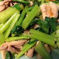 ＊ホヌ＊'s cooksnap of when they made 家のスタミナ食！豚バラと小松菜の簡単炒め.