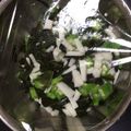 ♡★ハッピー★♡'s cooksnap of when they made オクラ・ワカメ・長芋のねばねばサラダ☆.