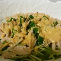 ゆきんこ2001's cooksnap of when they made ピリ辛ささみと水菜のサラダ.