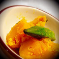 pp☀︎alice's cooksnap of when they made 夏野菜♪オクラとかぼちゃの冷やし鉢.