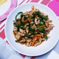pnyo's cooksnap of when they made 簡単ヘルシー★鶏胸肉の彩り青椒肉絲.