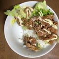 しょうみらいママ's cooksnap of when they made ガーリックバターしょうゆで！肉食系豚丼.