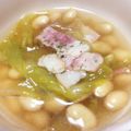 ayaakari's cooksnap of when they made レタスと大豆のほっこりスープ煮込み.
