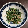 しのざくら's cooksnap of when they made シーチキンとほうれん草のごまドレサラダ.