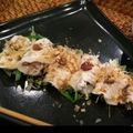 alvorecer's cooksnap of when they made 豚冷しゃぶの薬味巻き.