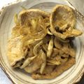 ロン血's cooksnap of when they made 大豆ミートの生姜焼き.