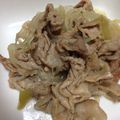 ムーヒツジ's cooksnap of when they made おばあちゃんも好きな♪豚と糸こんの炒め煮.