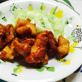 memory♯T's cooksnap of when they made 我が家の定番から揚げ.