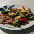 miki47's cooksnap of when they made ★彩り鮮やか♪夏野菜と豚肉の塩炒め★.