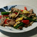 miki47's cooksnap of when they made ★彩り鮮やか♪夏野菜と豚肉の塩炒め★.