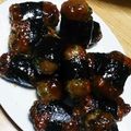 ばみこしゃん's cooksnap of when they made 残った餃子の具で ～のり巻き照り焼き～.