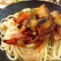 ぺっぺぺ72's cooksnap of when they made トマトとナスの冷製パスタ.