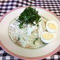 龍青空ママ's cooksnap of when they made スモークチキンのせ☆梅そうめん.