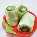 赤い電話's cooksnap of when they made お弁当　隙間うめに野菜巻き巻き～.