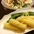 takabamaki's cooksnap of when they made いんげんとヤングコーンのおひたし.