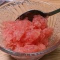 クックE8JQDH☆'s cooksnap of when they made すいかのハチミツシャーベット.