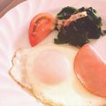 Natsume☆'s cooksnap of when they made ハムエッグ。.