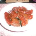 薬味PAD's cooksnap of when they made まぐろの漬け丼.
