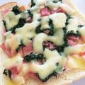ナガヲ's cooksnap of when they made 相性抜群ベーコンと大葉のチーズトースト.